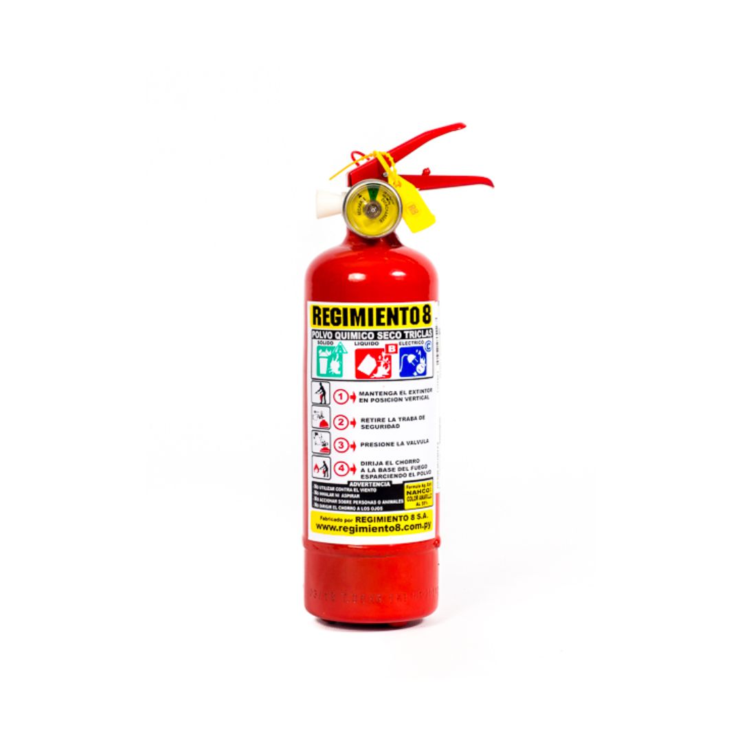 Extintor de Polvo Químico Seco ABC - 1kg