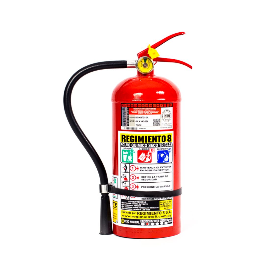 Extintores de Polvo Químico Seco ABC - 4kg