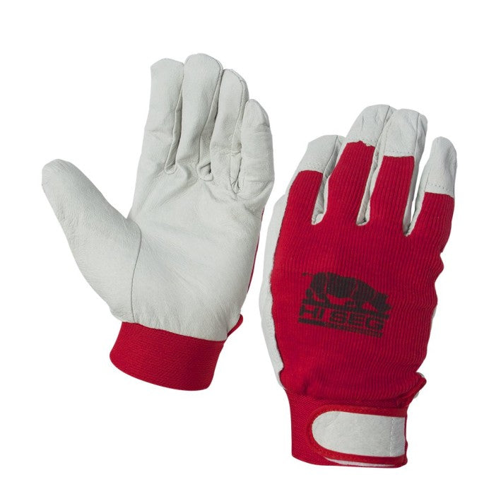 Guante Cuero Combinado Ajustable HI-SEG