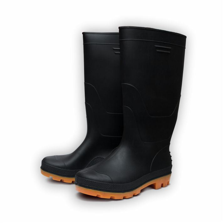 Bota Negra c/ Plantilla Amarilla HI-SEG