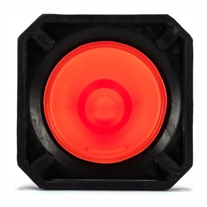 Cono Reflectivo PE con Base Negra HI-SEG