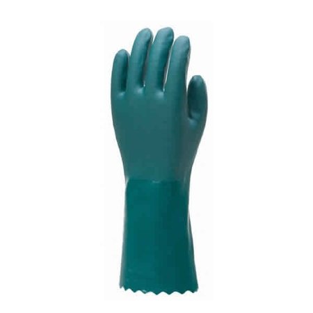 Guante PVC Verde Palma Aspera PLASTCOR
