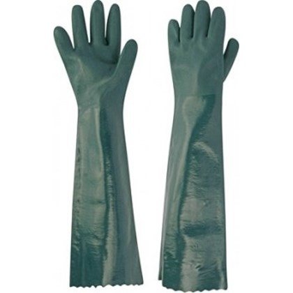 Guante PVC Verde Palma Aspera PLASTCOR