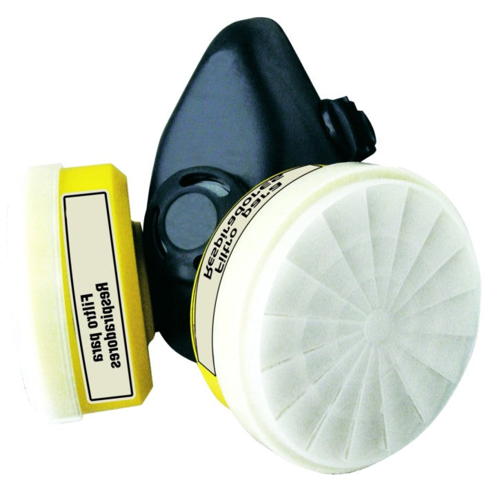 Respirador semi Facial p/ 2 Filtros PLASTCOR