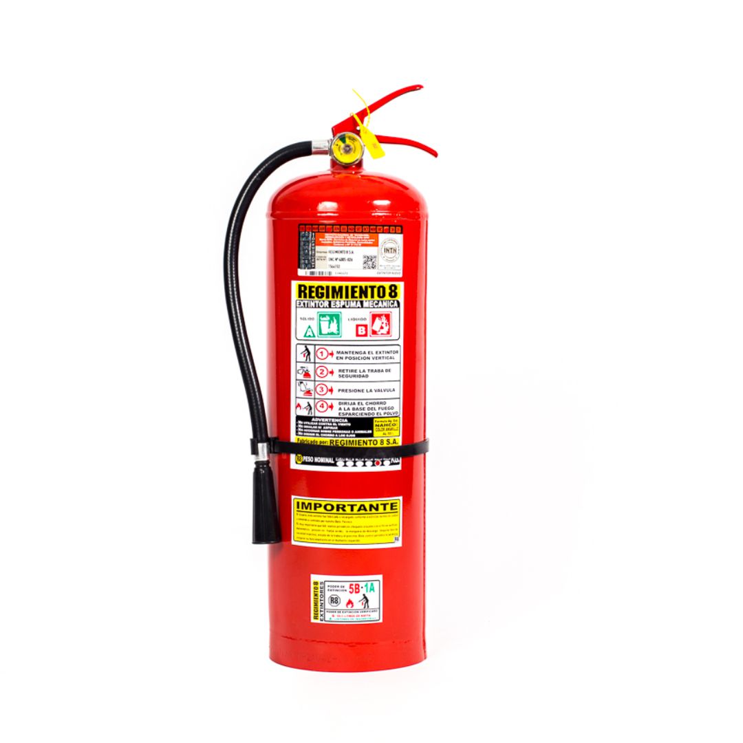 Extintores de Espuma Mecánica (AFFF Foam) 10Lts