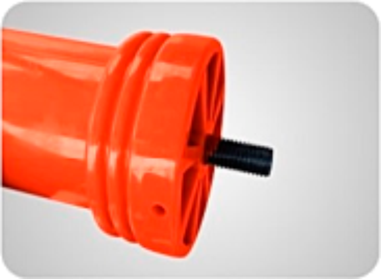 Poste de Seguridad Fijo sin Base 70cm. HI-SEG