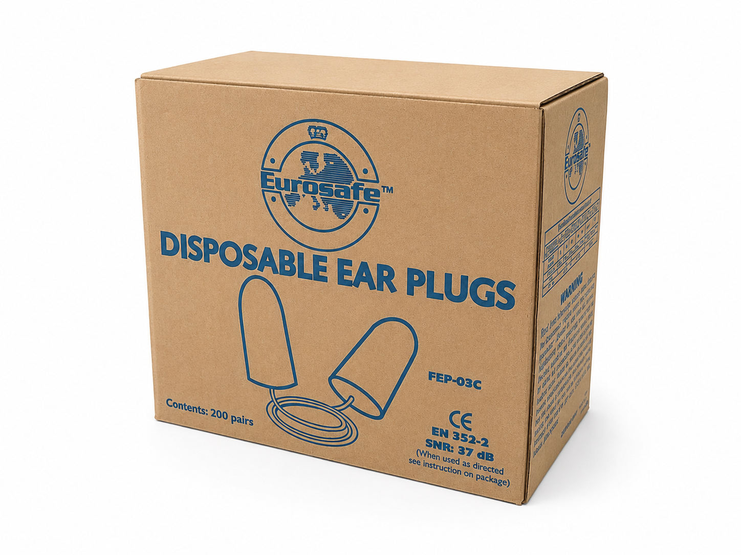 Protector Auditivo Espuma con cordel EUROSAFE