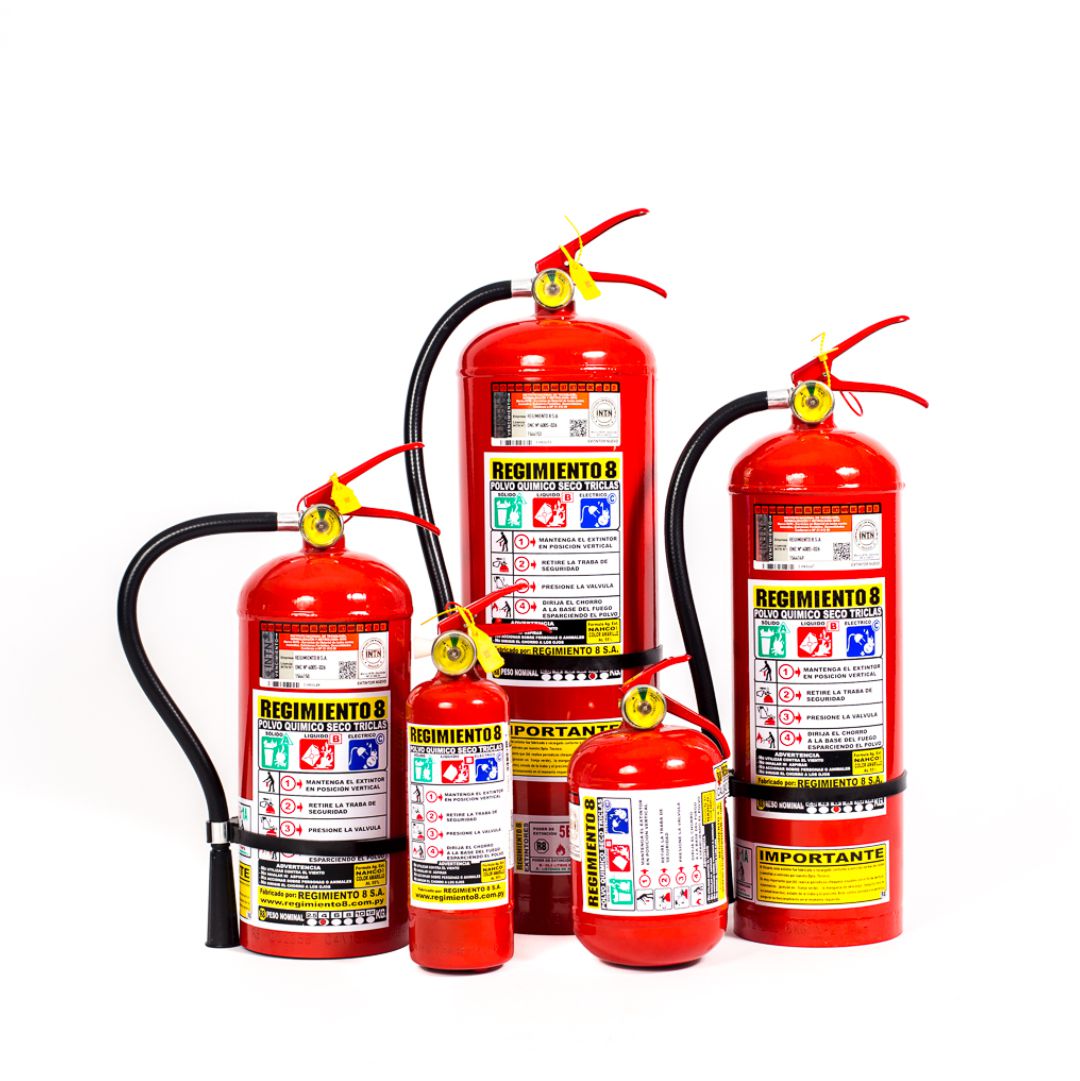 Extintores de Polvo Químico Seco ABC - 10kg